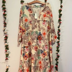 Long sleeve long dress